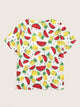 Plus Watermelon and Pineapple Print Top