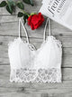 Plus Floral Lace Overlay Bralette