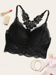 Plus Lace Panel Bra