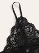 Plus Floral Lace Knot Lingerie Set