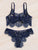 Plus Floral Lace Lingerie Set