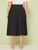 Plus Zipper Fly Box Pleated Dot Skirt