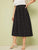 Plus Zipper Fly Box Pleated Dot Skirt