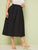 Plus Zipper Fly Box Pleated Dot Skirt