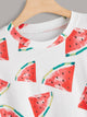 Plus Allover Watermelon Print Tee