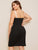  Plus Two Tone Bodycon Slip Dress