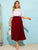 SHEIN Plus High Waist Zip Side Skirt