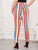 Plus Rainbow Stripe Jeans