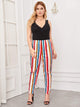 Plus Rainbow Stripe Jeans