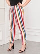 Plus Rainbow Stripe Jeans