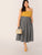 SHEIN Plus Button Front Skirt