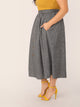 SHEIN Plus Button Front Skirt