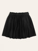 SHEIN Plus Paperbag Waist Belted Skater Skirt