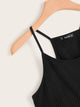 Plus Solid Rib-knit Cami Top