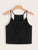 Plus Solid Rib-knit Cami Top