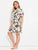 Plus Tropical Short Sleeve Night Dress