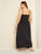 Plus Lace Trim Satin Night Dress