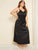 Plus Lace Trim Satin Night Dress