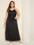 Plus Lace Trim Satin Night Dress