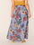 SHEIN Plus Paperbag Waist Striped and Floral Maxi Skirt