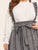 SHEIN Plus Paperbag Waist Self Belted Skirt With Ruffle Strap