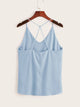 Plus Criss Cross Solid Cami Top