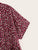  Plus V-neck Button Front Flare Dress