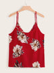 Plus Floral Print Cami Top