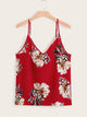 Plus Floral Print Cami Top