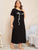 Plus Abstract Face Print Night Dress