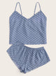 Plus Polka Dot Pajama Set