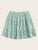 Plus Ditsy Floral Print Lettuce Frill Skirt