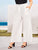 Plus Button Fly Semi Sheer Palazzo Pants