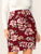 SHEIN Plus Floral Print Bodycon Skirt