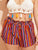 Plus Drawstring Striped Swimming Shorts