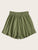 Plus Ruffle Shirred Waist Shorts
