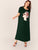  Plus Figure Print Maxi Tee Dress