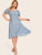 Plus Button Front Polka Dot Tea Dress