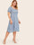 Plus Button Front Polka Dot Tea Dress