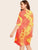 Plus Size Casual Dresses Plus Tie Dye Drop Shoulder T-shirt Dress