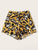 Plus Leopard Print Knot Wide Leg Shorts