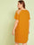 Plus Solid Strappy Insert Dress