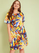 Plus Splash Print Tunic Dress