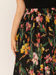 SHEIN Plus Floral Print Flare Maxi Skirt