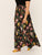 SHEIN Plus Floral Print Flare Maxi Skirt