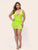 Plus Neon Lime Slips With Thong