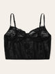 Plus Floral Lace Bralette