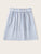 SHEIN Plus Button Front Paperbag Waist Belted Striped Skirt
