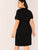 Plus Sheer Mesh Insert Midi Dress