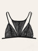Plus Floral Lace Cut-out Bralette
